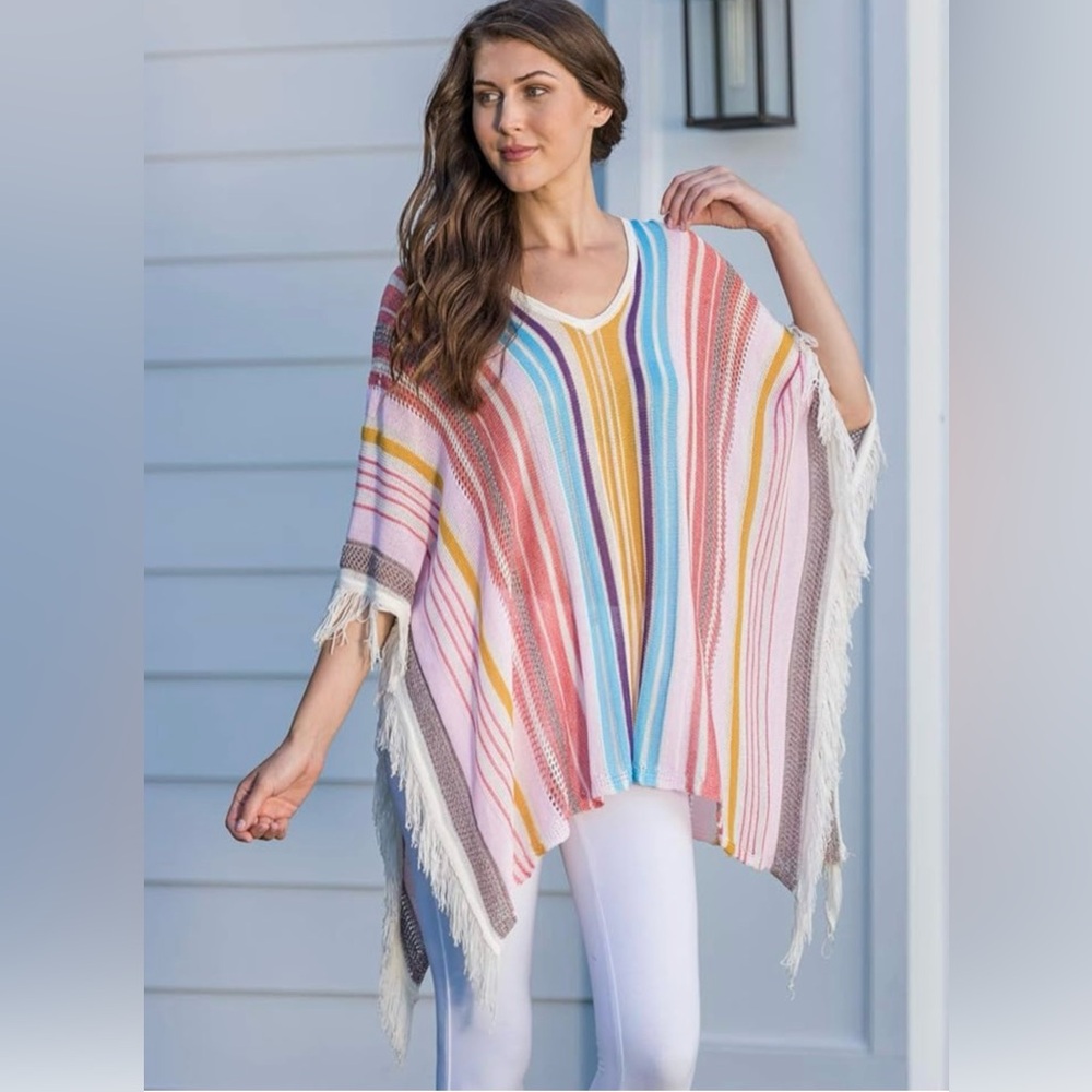 New without tag. Rainbow Kimono One Size Fits All
